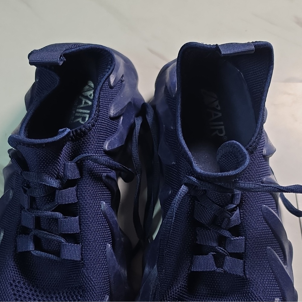 MAKO Men's Low‎ Top Lace-Up Mesh Athletic Sneaker Blue Solid Pattern